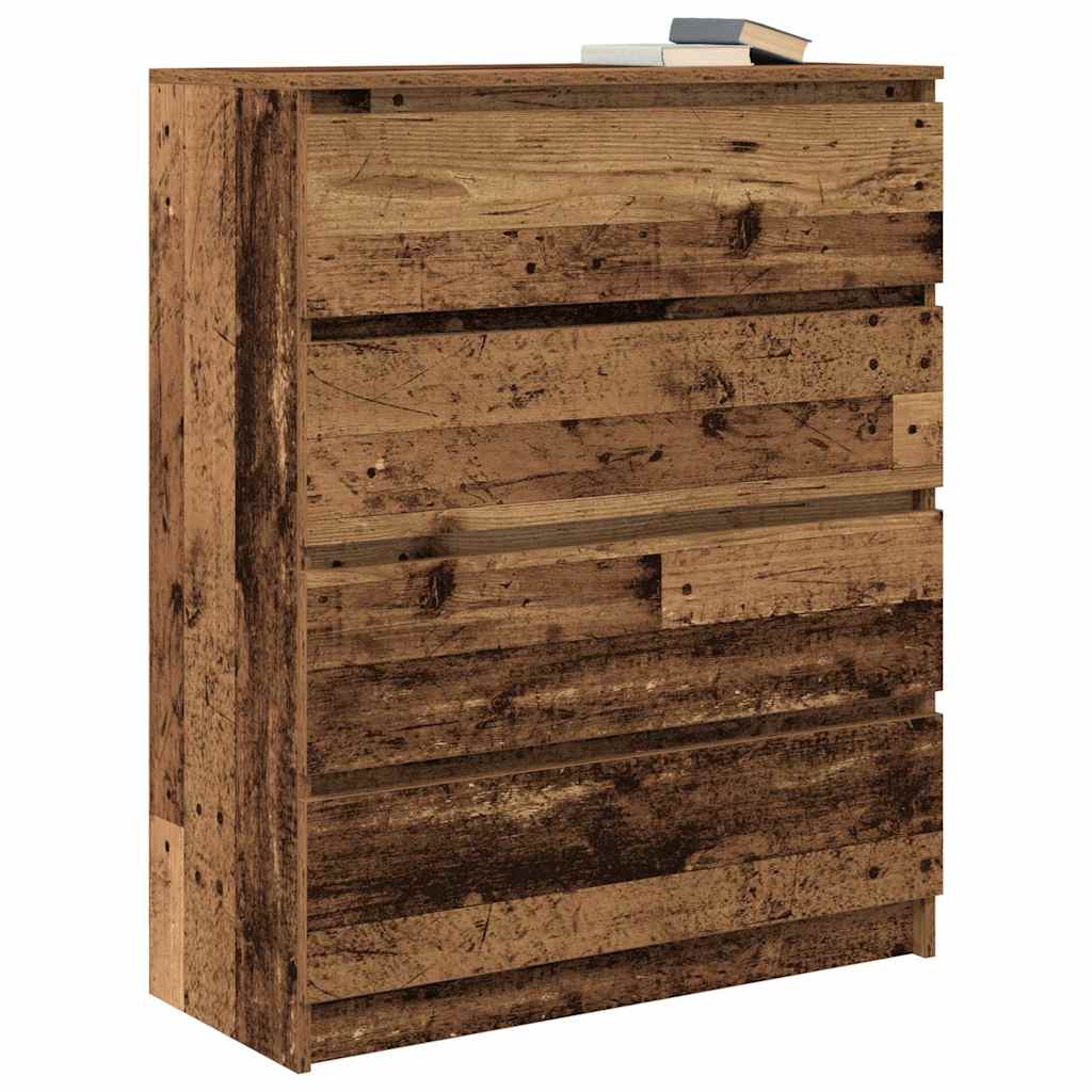 vidaXL Komoda Stare drewno 80x35x99 cm Drewno klejone