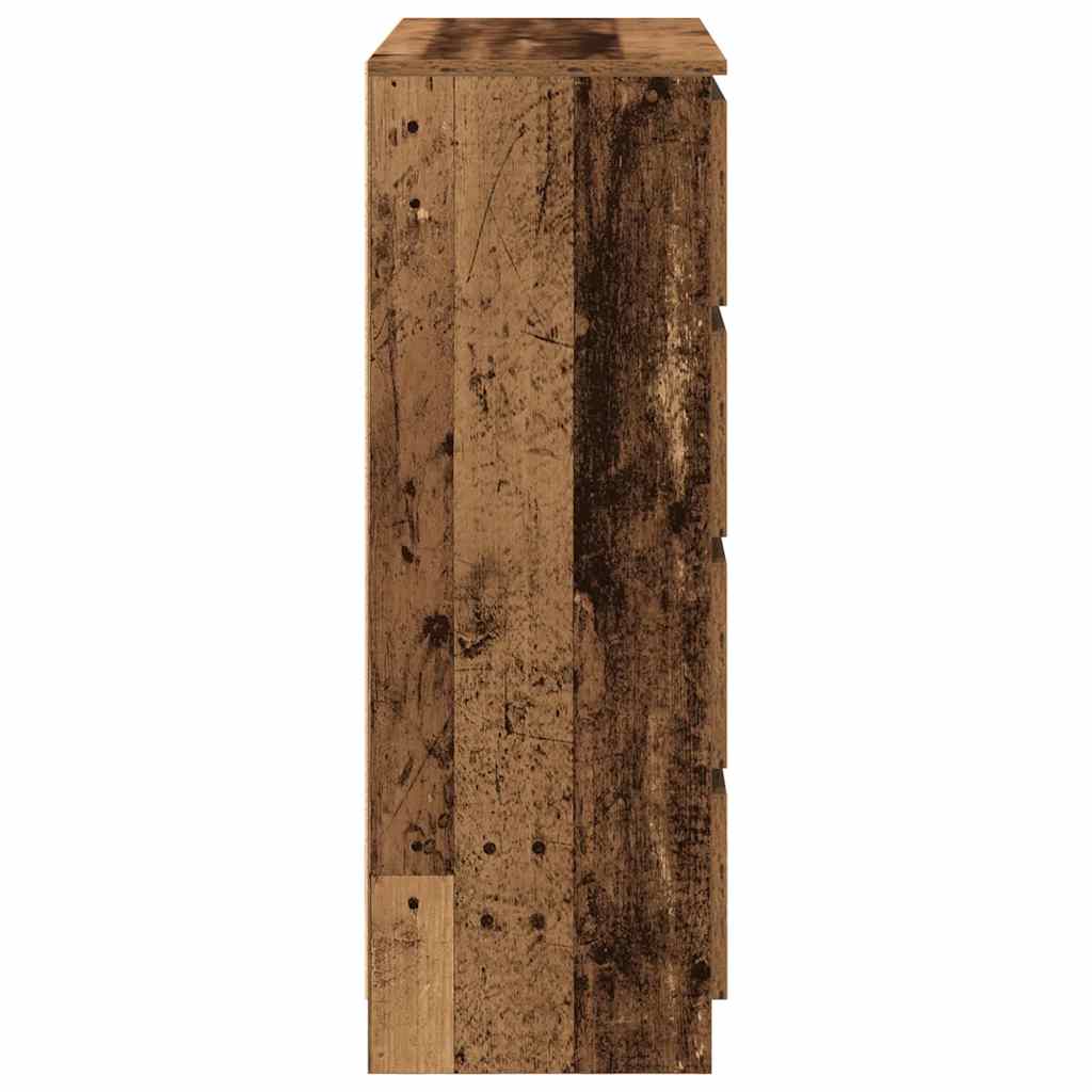 vidaXL Komoda Stare drewno 80x35x99 cm Drewno klejone