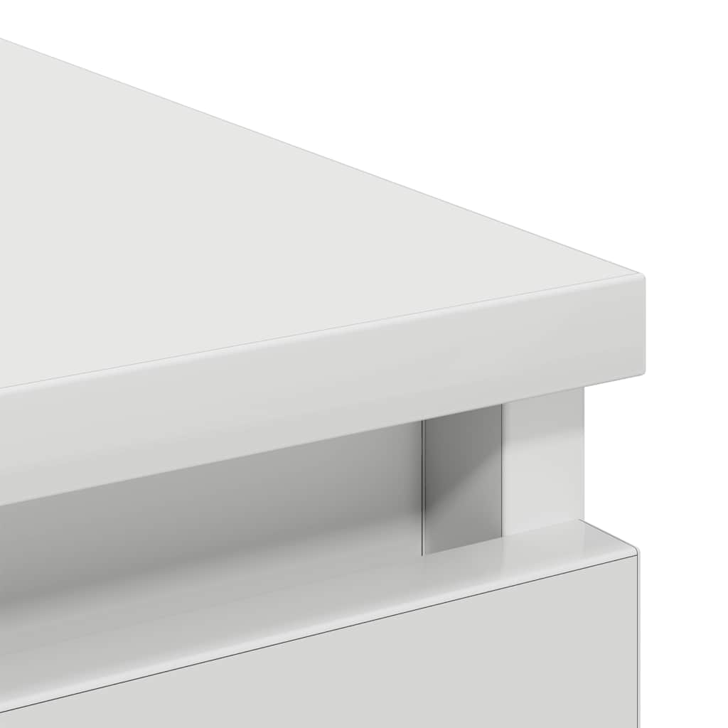 vidaXL Komoda Biała 100x35x99 cm Drewno klejone