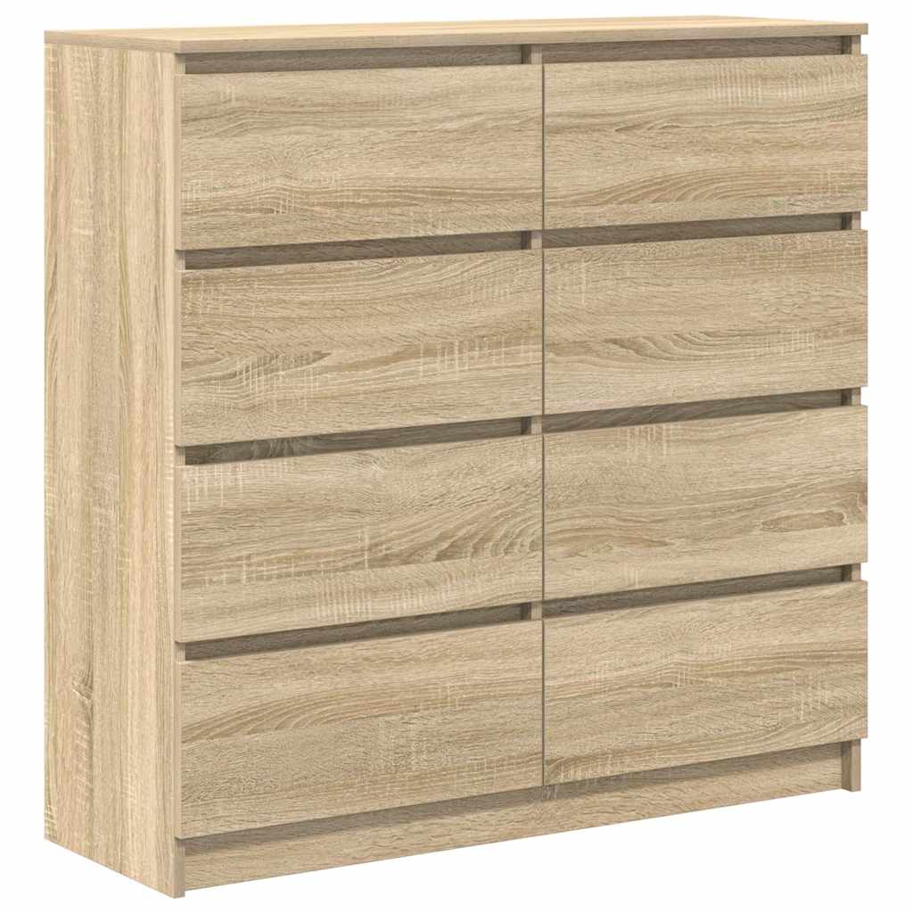 vidaXL Komoda Sonoma Oak 100x35x99 cm Drewno klejone
