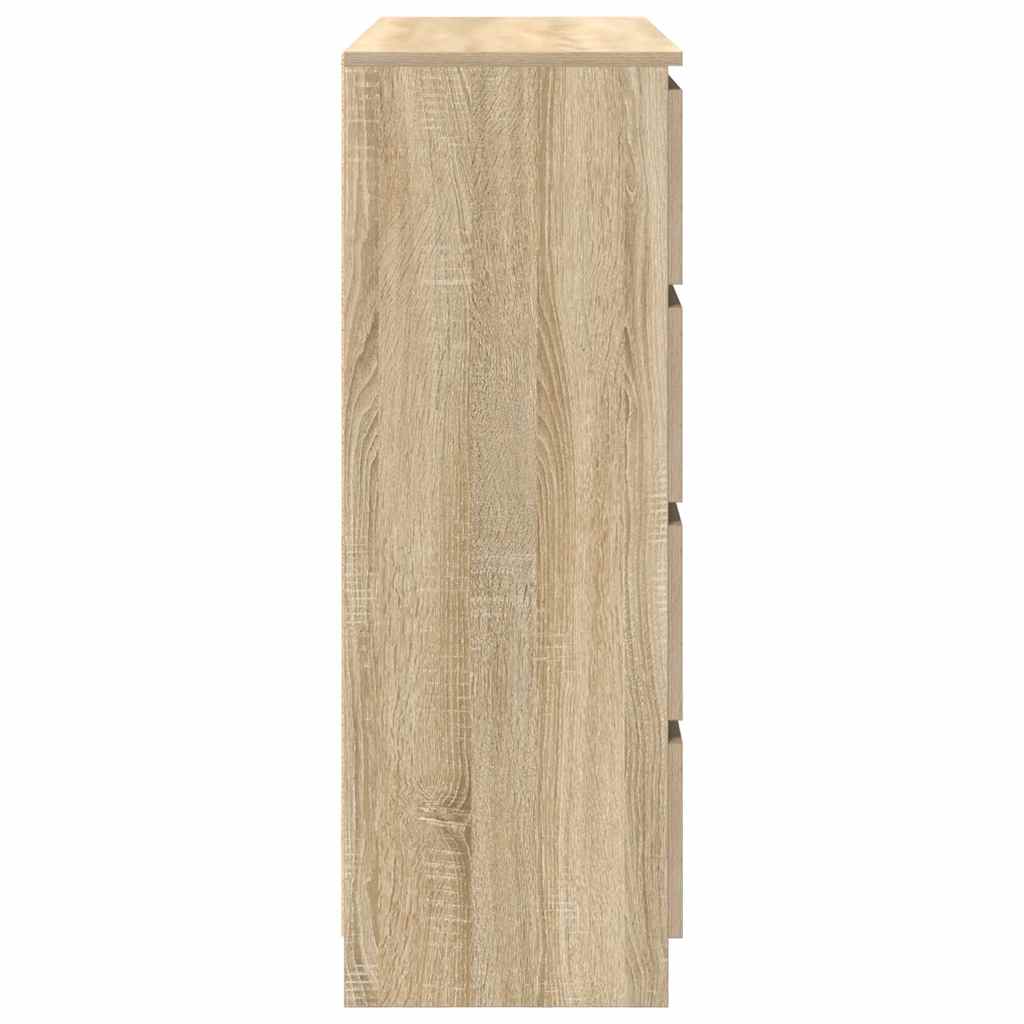 vidaXL Komoda Sonoma Oak 100x35x99 cm Drewno klejone