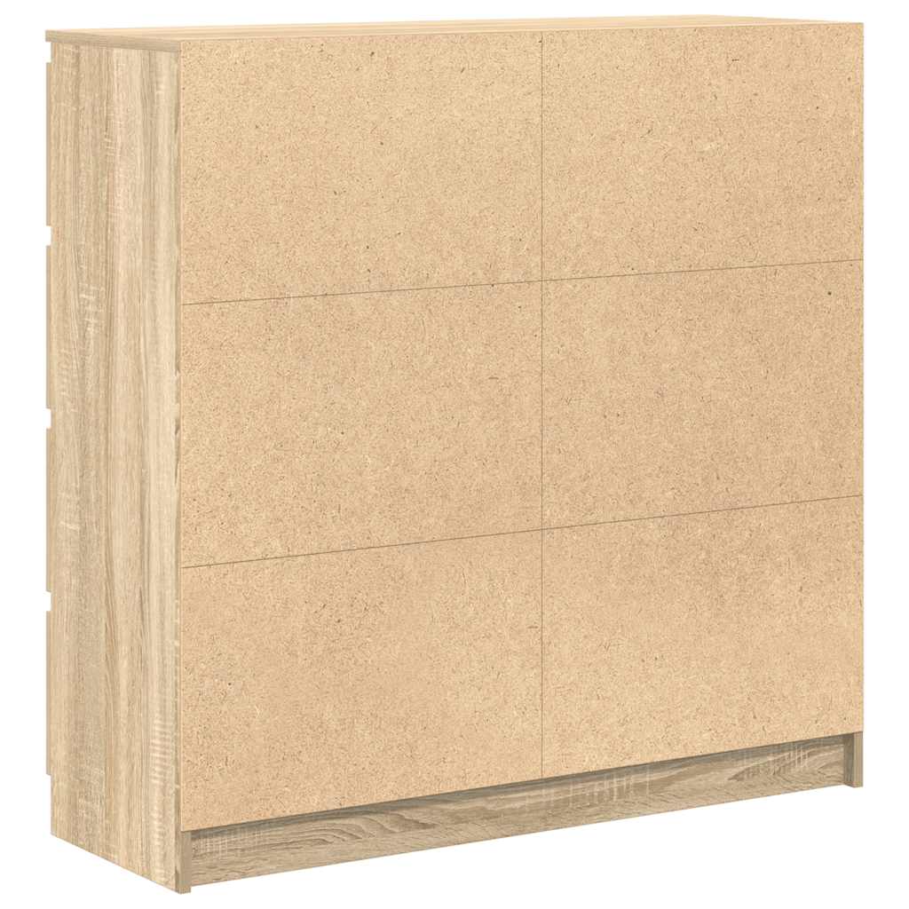 vidaXL Komoda Sonoma Oak 100x35x99 cm Drewno klejone