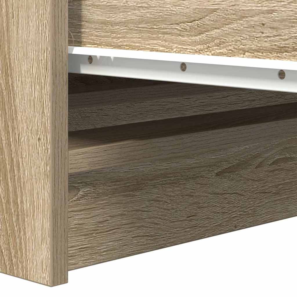 vidaXL Komoda Sonoma Oak 100x35x99 cm Drewno klejone