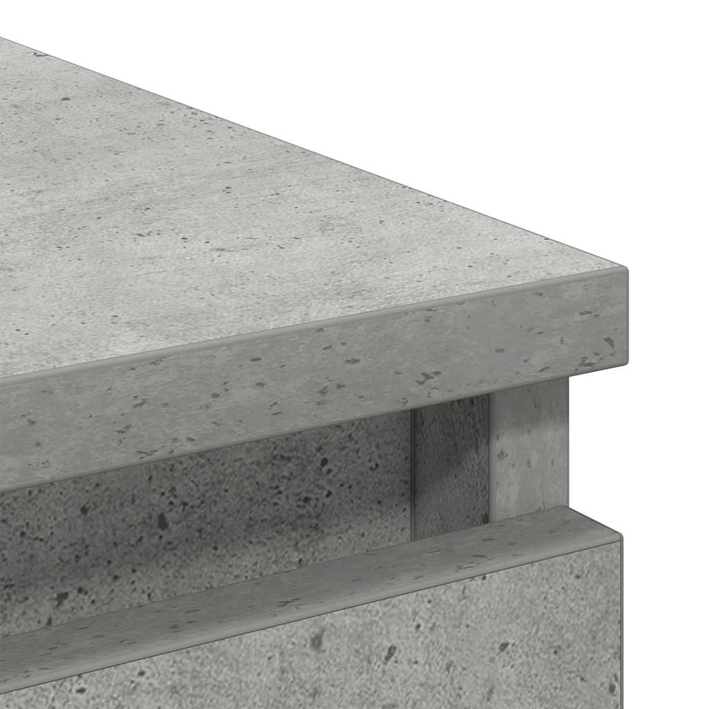 vidaXL Komoda Betonowa Szara 100x35x99 cm Drewno klejone