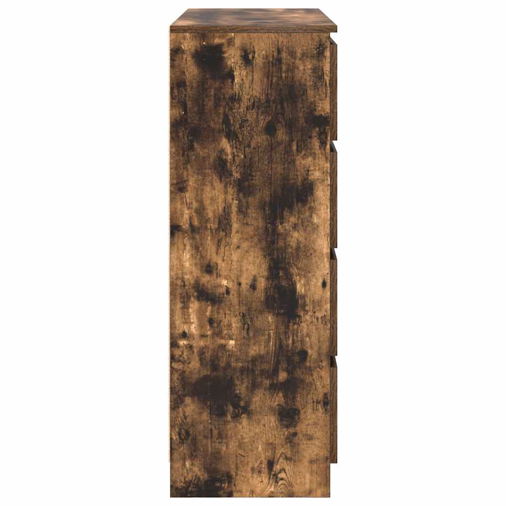 vidaXL Komoda Dąb wędzony 100x35x99 cm Drewno klejone