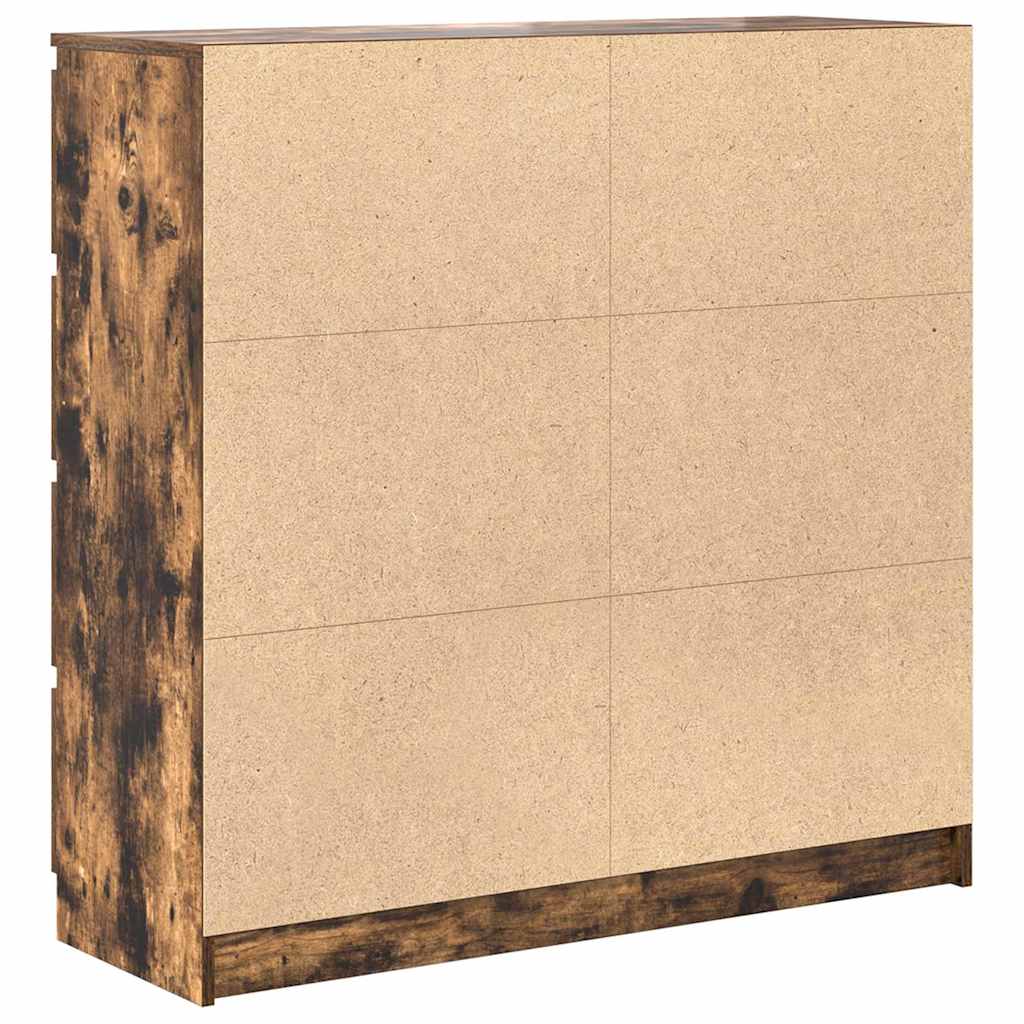 vidaXL Komoda Dąb wędzony 100x35x99 cm Drewno klejone