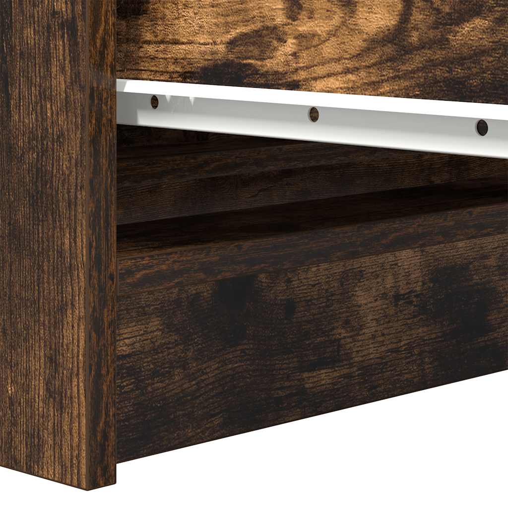 vidaXL Komoda Dąb wędzony 100x35x99 cm Drewno klejone