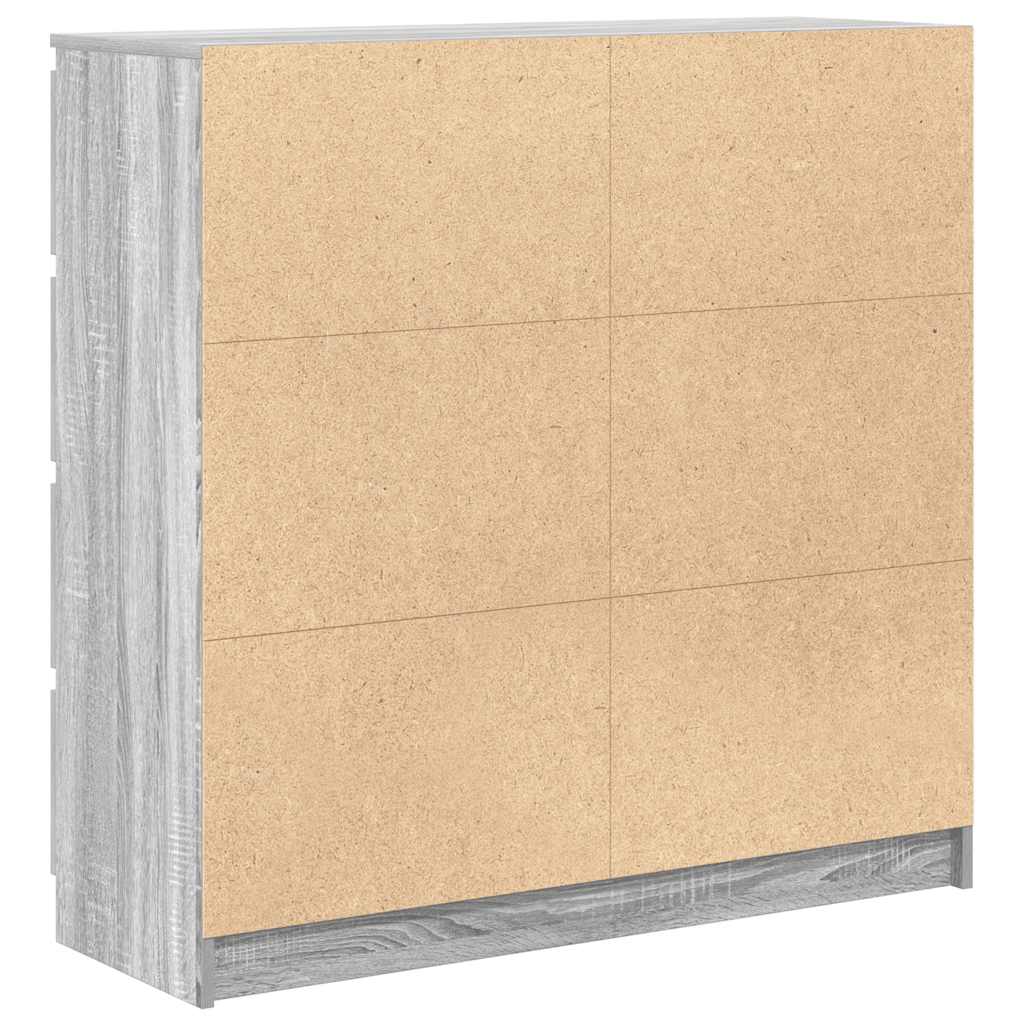 vidaXL Komoda Szara Sonoma 100x35x99 cm Drewno klejone