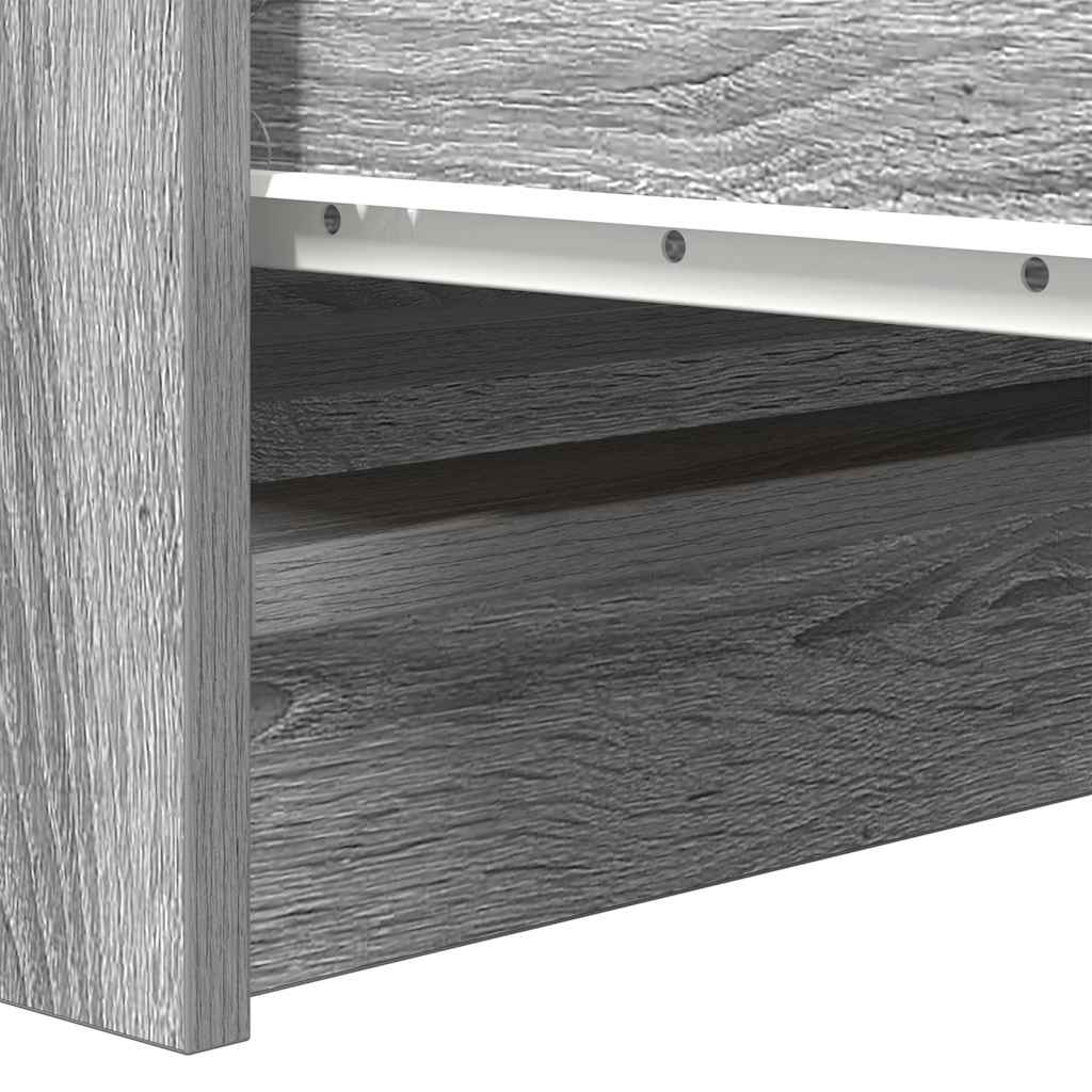 vidaXL Komoda Szara Sonoma 100x35x99 cm Drewno klejone