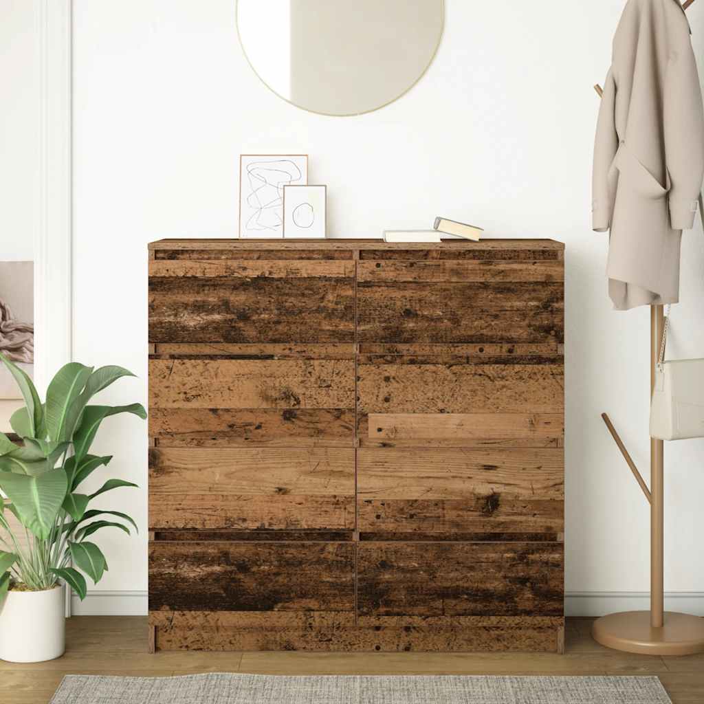 vidaXL Komoda Stare drewno 100x35x99 cm Drewno klejone