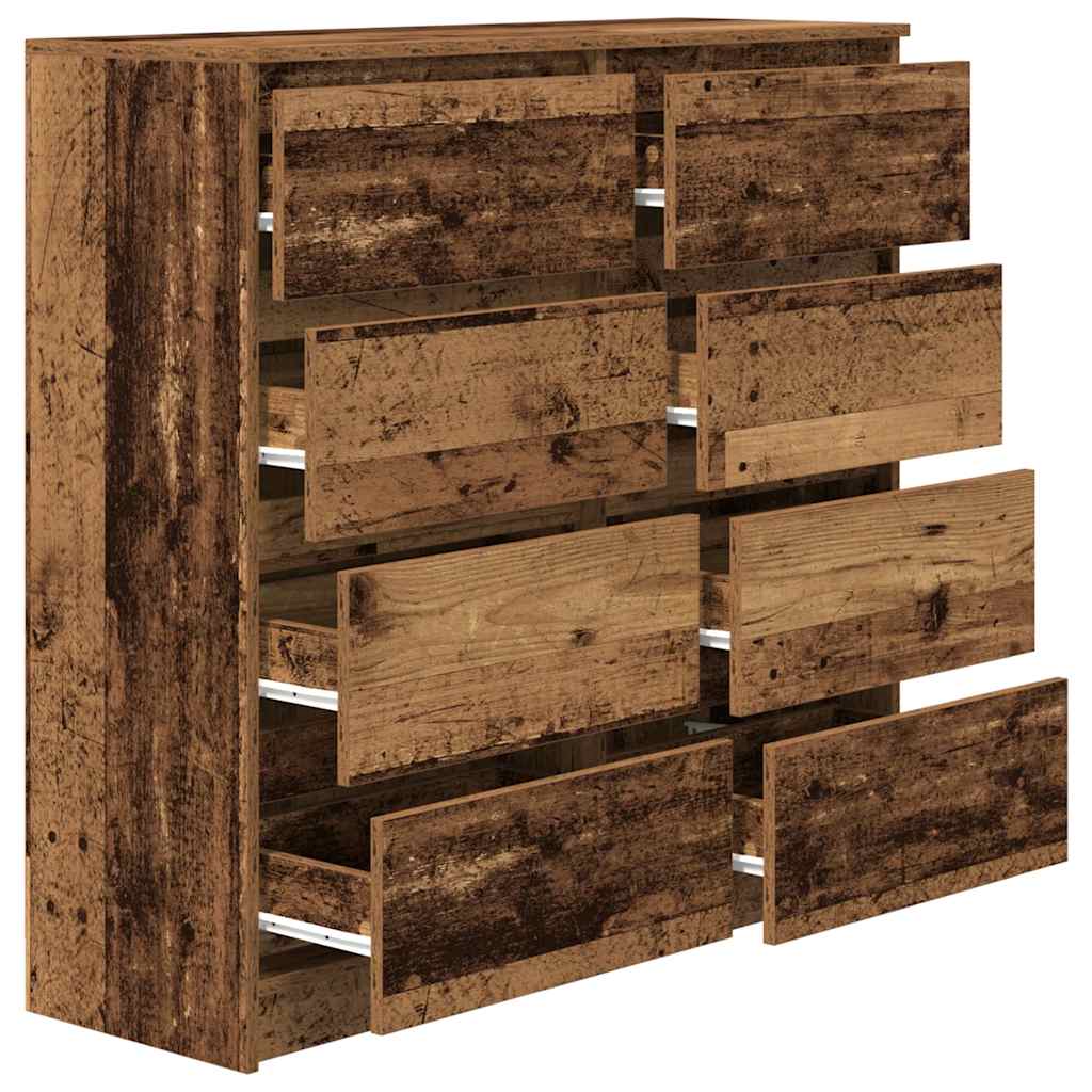 vidaXL Komoda Stare drewno 100x35x99 cm Drewno klejone
