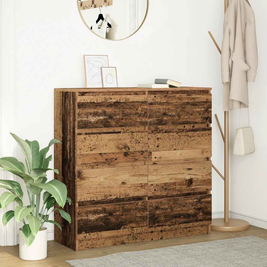 vidaXL Komoda Stare drewno 100x35x99 cm Drewno klejone