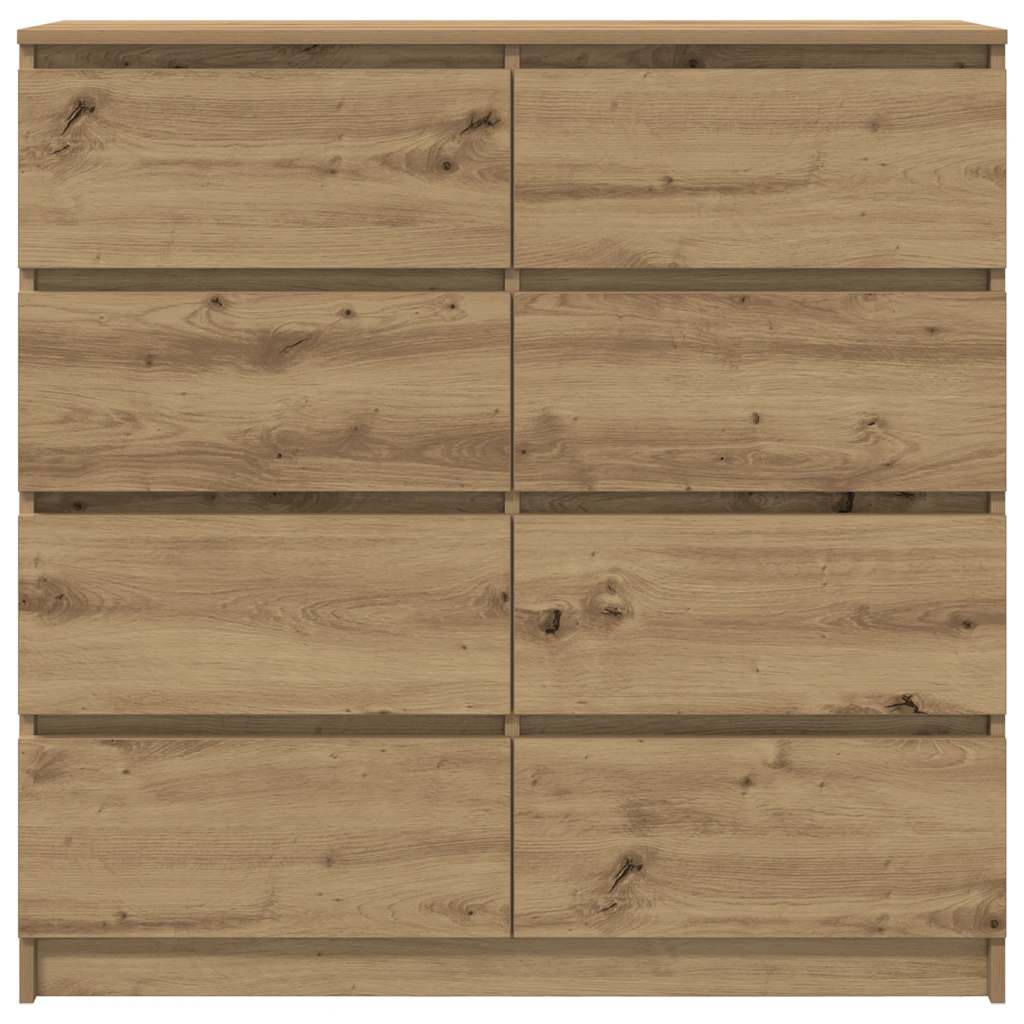 vidaXL Komoda Artisan Dąb 100x35x99 cm Drewno klejone