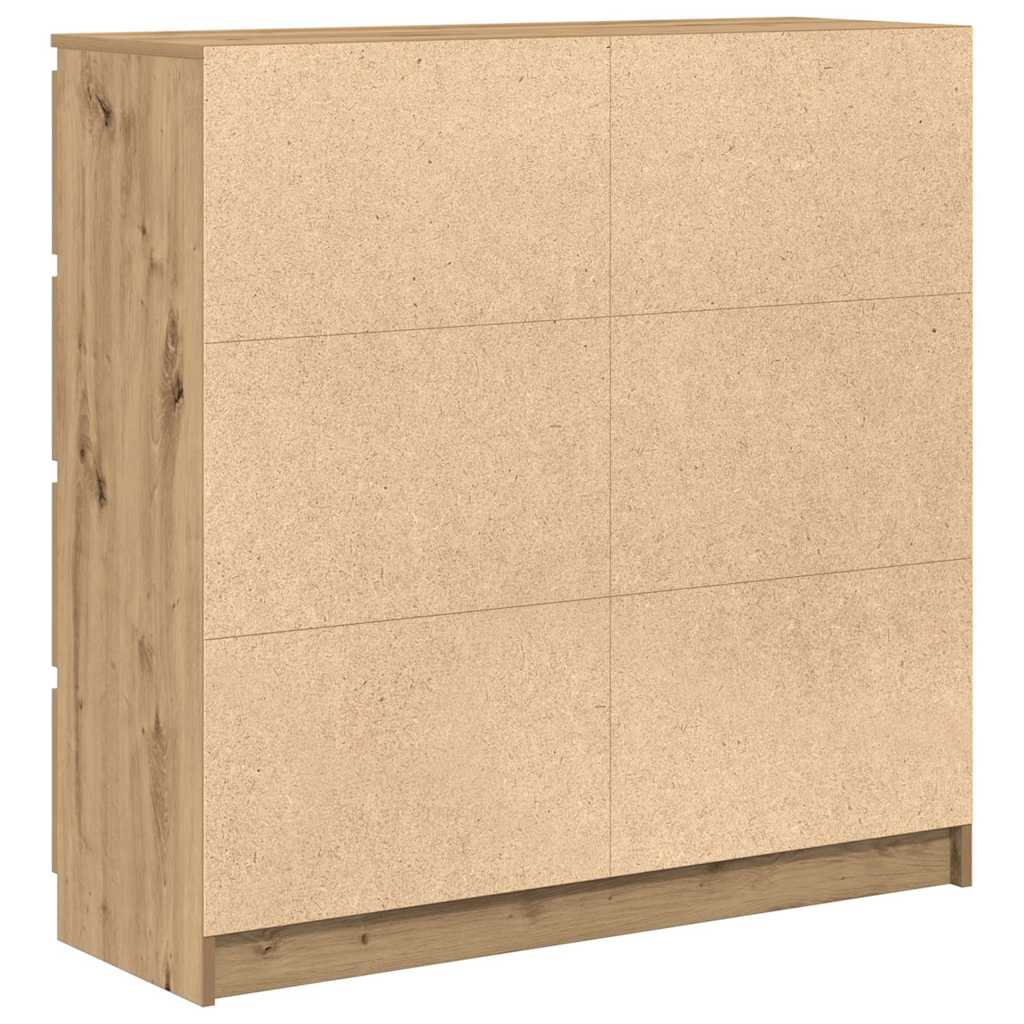 vidaXL Komoda Artisan Dąb 100x35x99 cm Drewno klejone