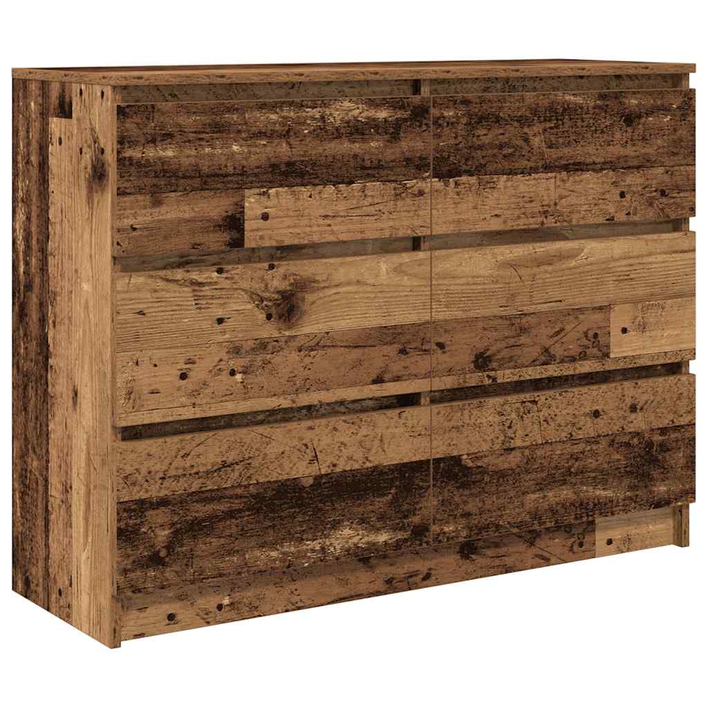 vidaXL Komoda Stare drewno 100x35x76 cm Drewno klejone