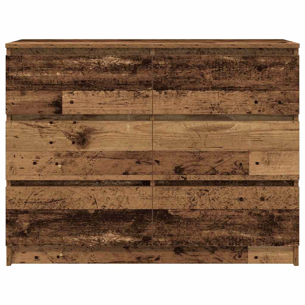 vidaXL Komoda Stare drewno 100x35x76 cm Drewno klejone