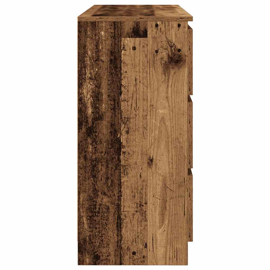 vidaXL Komoda Stare drewno 100x35x76 cm Drewno klejone