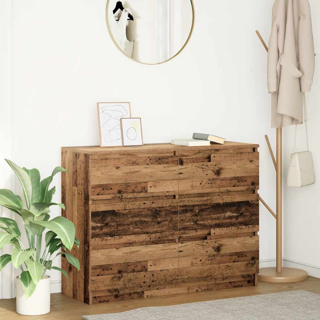 vidaXL Komoda Stare drewno 100x35x76 cm Drewno klejone