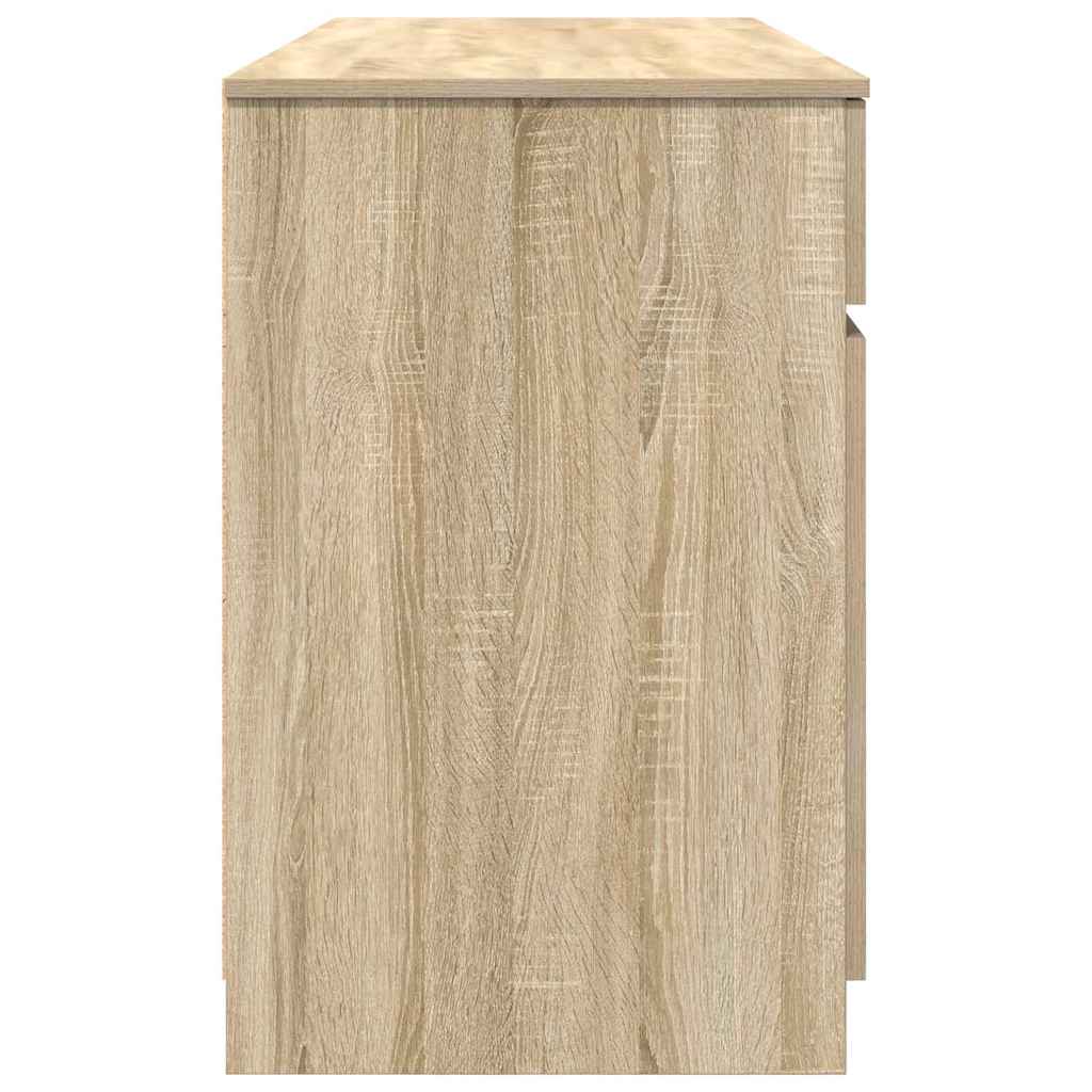 vidaXL Biurko dąb sonoma 140 x 49 x 76 cm Materiał drewnopochodny