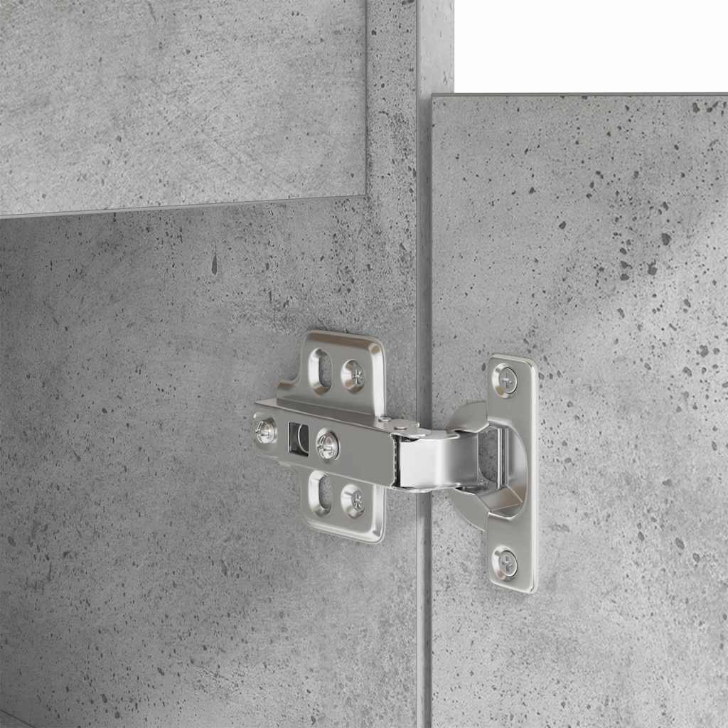 vidaXL Biurko Betonowy szary 140 x 49 x 76 cm Materiał drewnopochodny