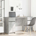 vidaXL Biurko Betonowy szary 140 x 49 x 76 cm Materiał drewnopochodny