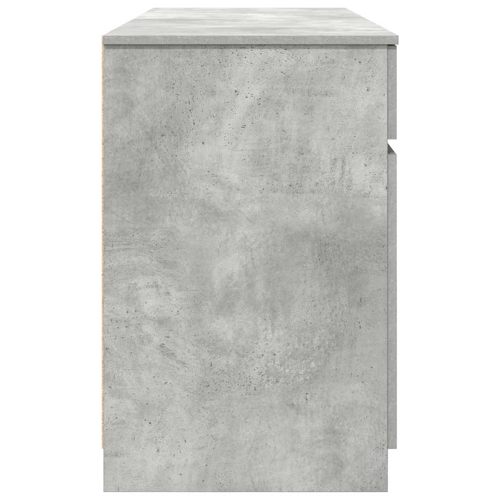 vidaXL Biurko Betonowy szary 140 x 49 x 76 cm Materiał drewnopochodny