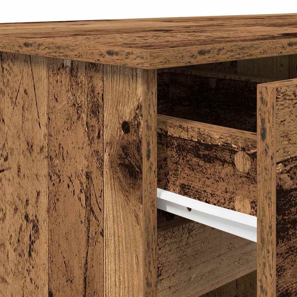 vidaXL Biurko Stare drewno 140 x 49 x 76 cm Materiał drewnopochodny
