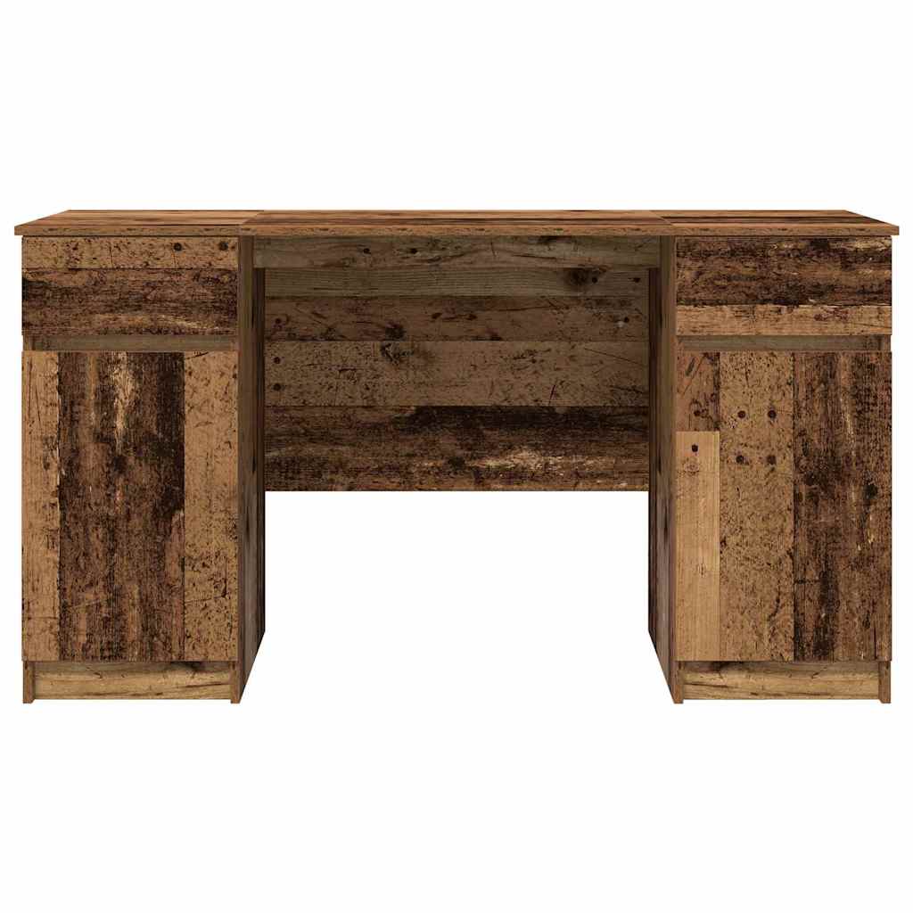 vidaXL Biurko Stare drewno 140 x 49 x 76 cm Materiał drewnopochodny