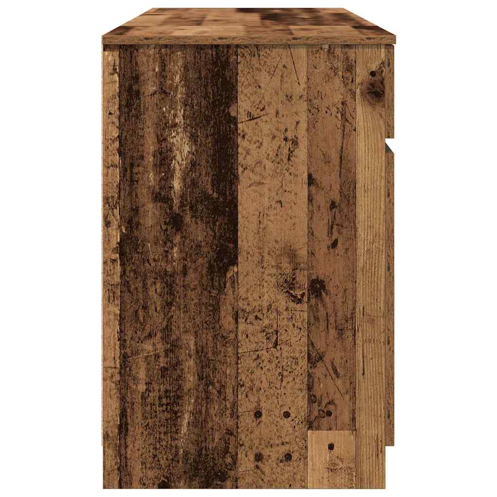 vidaXL Biurko Stare drewno 140 x 49 x 76 cm Materiał drewnopochodny