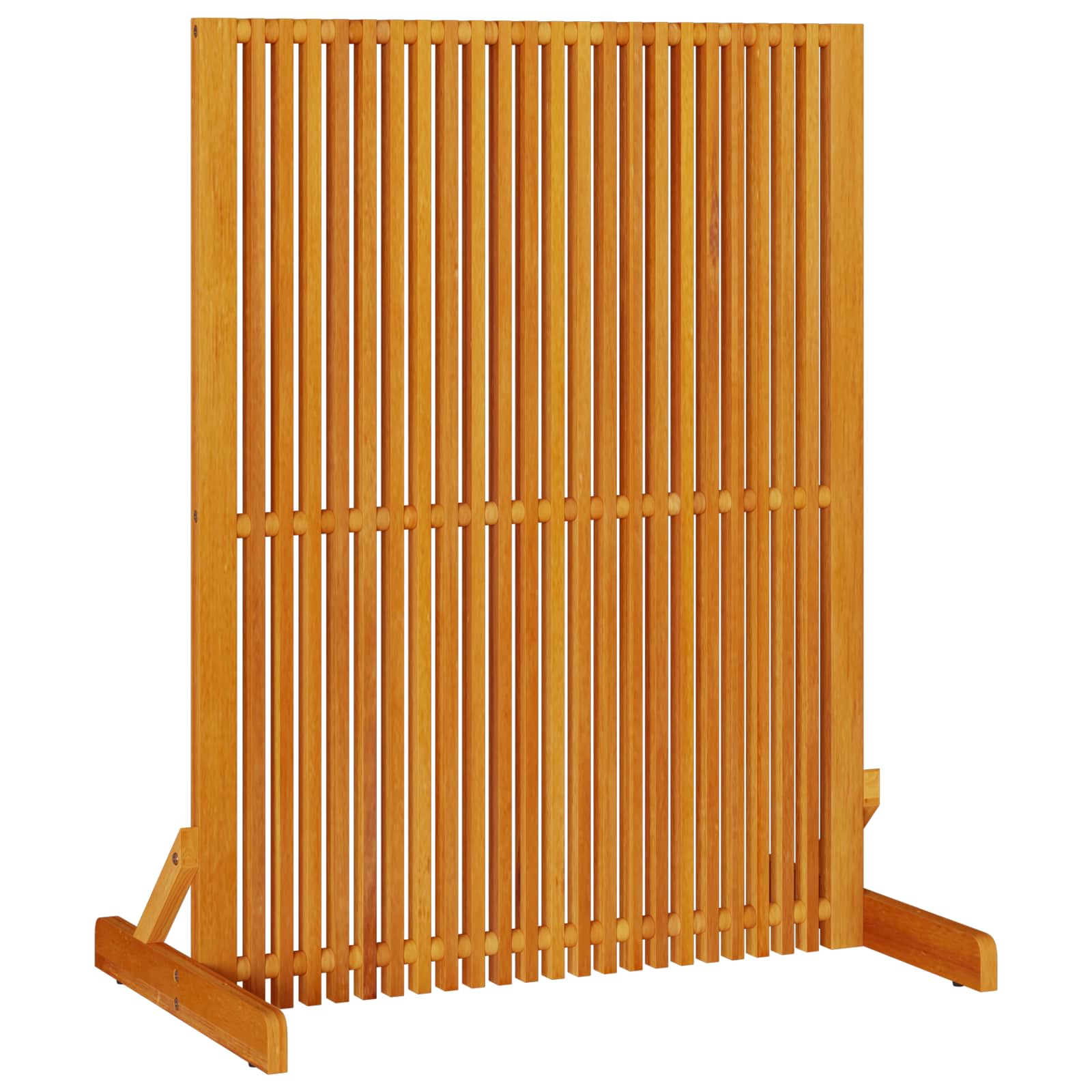 vidaXL Ekran prywatności Brązowy 79,5 x 50 x 110 cm Lite Drewno Akacji