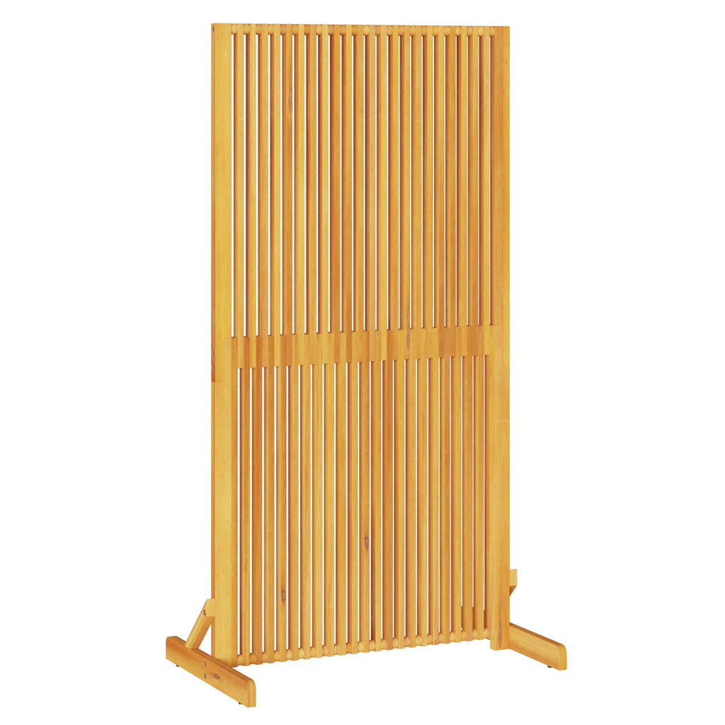 vidaXL Ekran prywatności Brązowy 79,5 x 50 x 150 cm Lite Drewno Akacji