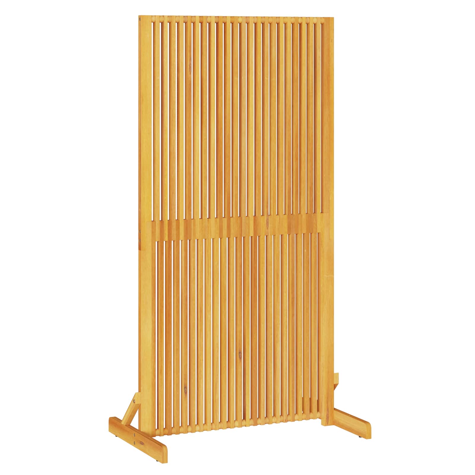 vidaXL Ekran prywatności Brązowy 79,5 x 50 x 150 cm Lite Drewno Akacji