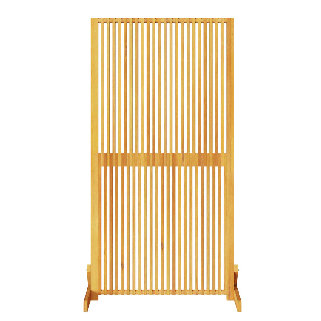 vidaXL Ekran prywatności Brązowy 79,5 x 50 x 150 cm Lite Drewno Akacji