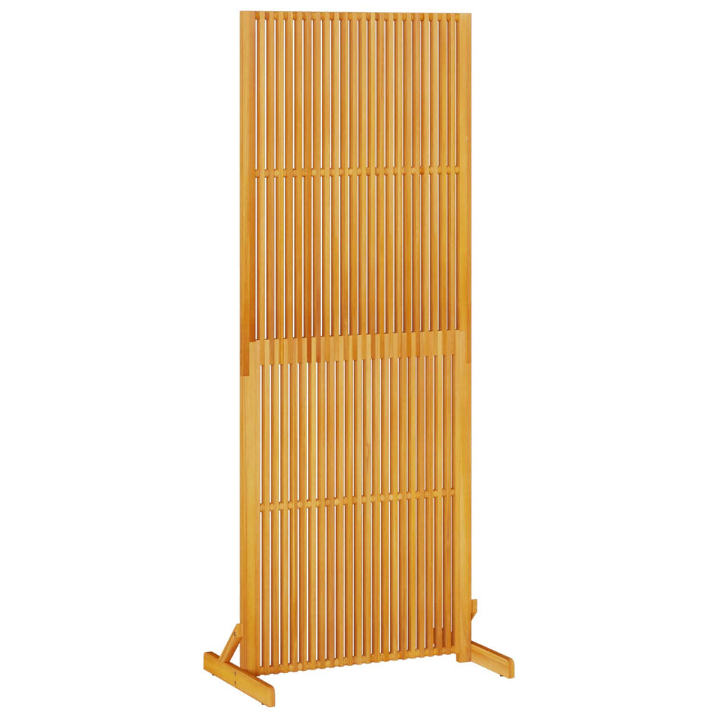 vidaXL Ekran prywatności Brązowy 79,5 x 50 x 200 cm Lite Drewno Akacji