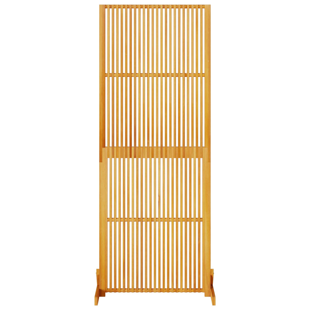 vidaXL Ekran prywatności Brązowy 79,5 x 50 x 200 cm Lite Drewno Akacji