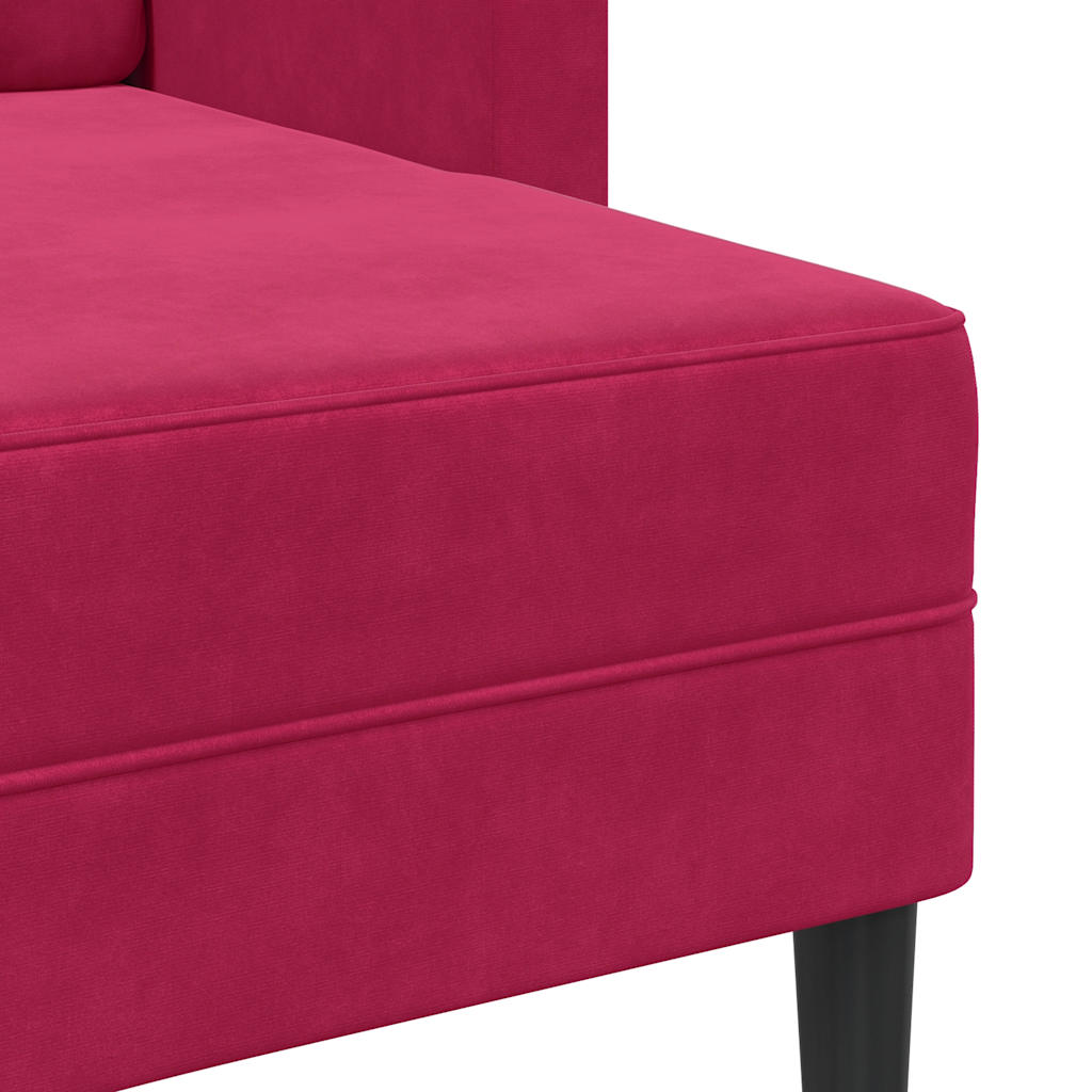 vidaXL Sofa 2-osobowa z szezlongiem w kształcie litery L
