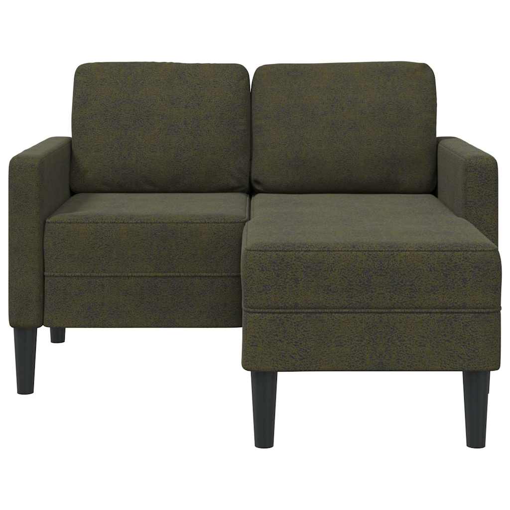 vidaXL Sofa 2-osobowa z szezlongiem w kształcie litery L