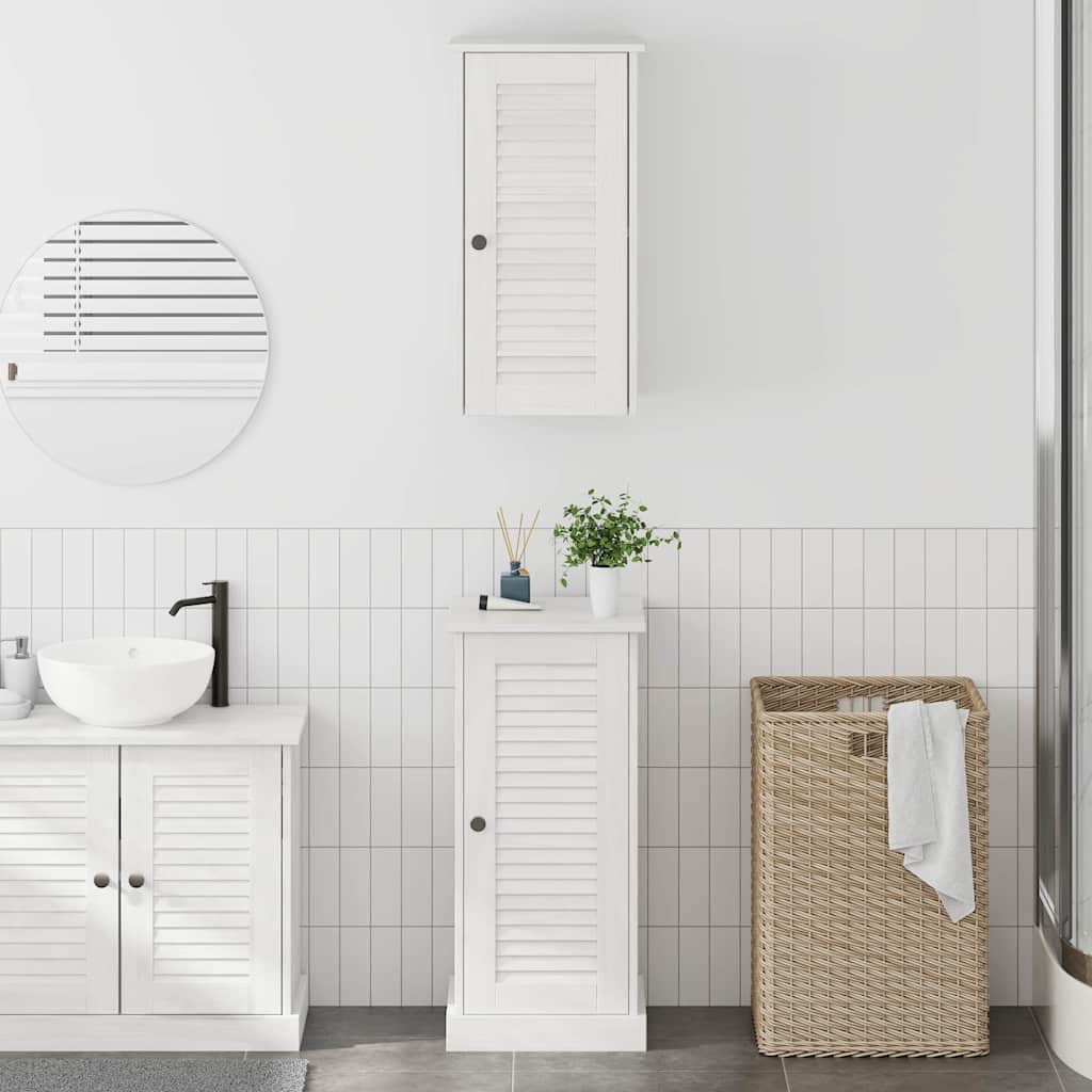 vidaXL Zestaw mebli łazienkowych VIGO 2 pcs Biały i Biały Antyk