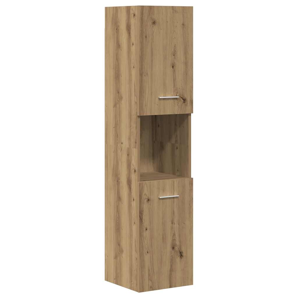 vidaXL 4-częściowy zestaw mebli łazienkowych, dąb artisan