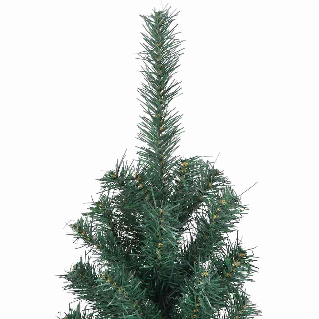 vidaXL Sztuczna choinka ze stojakiem, zielona, 500 cm, PVC