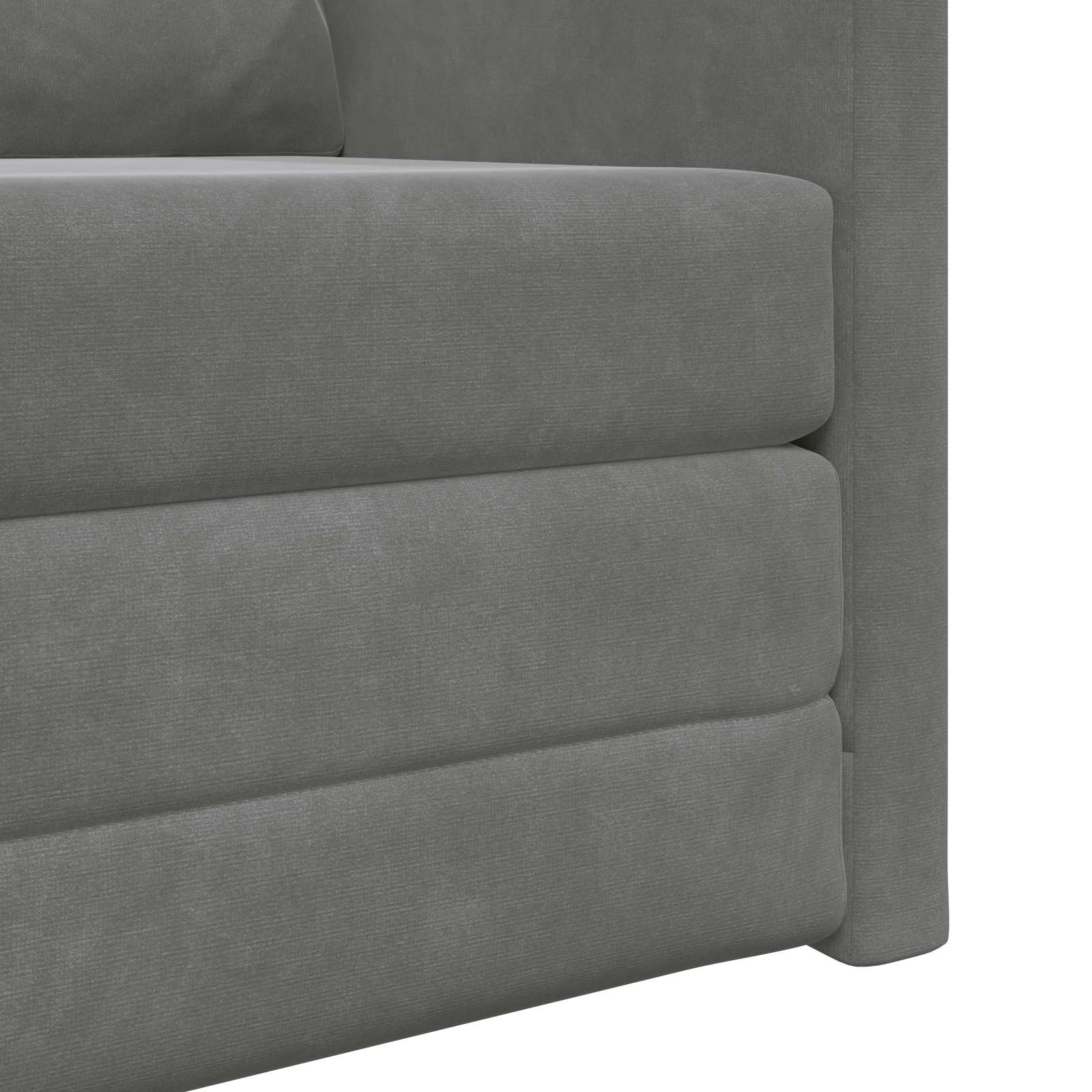 vidaXL Sofa Bed Ciemnoszary 74 x 77 x 81 cm Aksamit