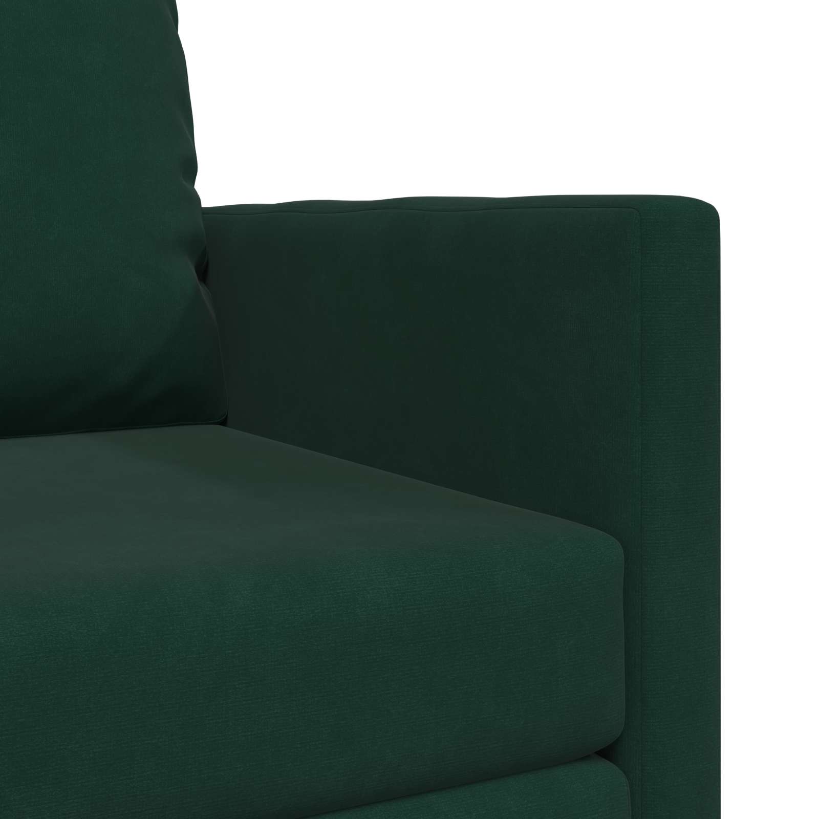 vidaXL Sofa Bed Ciemna zieleń 74 x 77 x 81 cm Aksamit