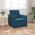 vidaXL Sofa Bed Niebieski 74 x 77 x 81 cm Aksamit