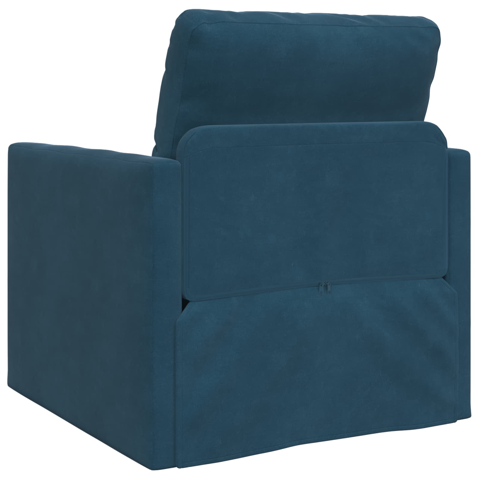 vidaXL Sofa Bed Niebieski 74 x 77 x 81 cm Aksamit