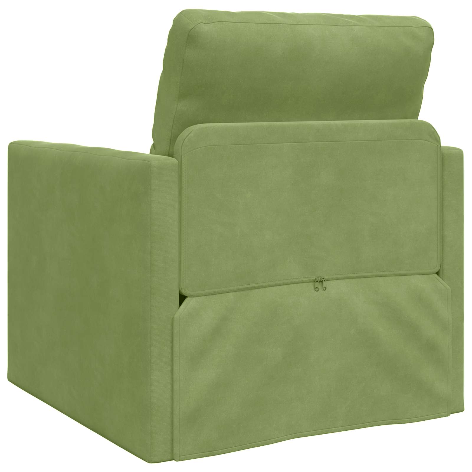 vidaXL Sofa Bed Jasnozielony 74 x 77 x 81 cm Aksamit