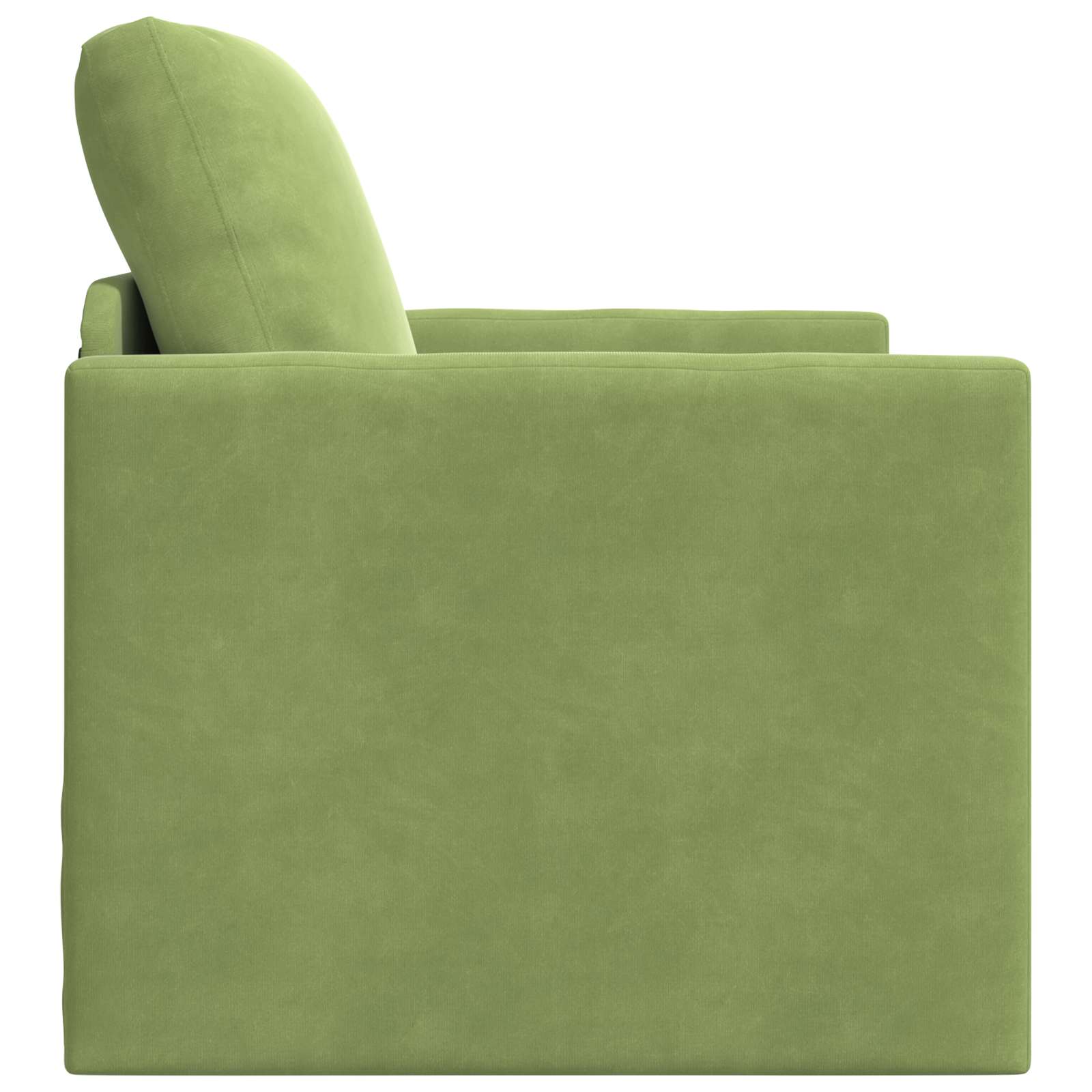 vidaXL Sofa Bed Jasnozielony 74 x 77 x 81 cm Aksamit