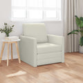 vidaXL Sofa Bed Kremowy 74 x 77 x 81 cm Aksamit