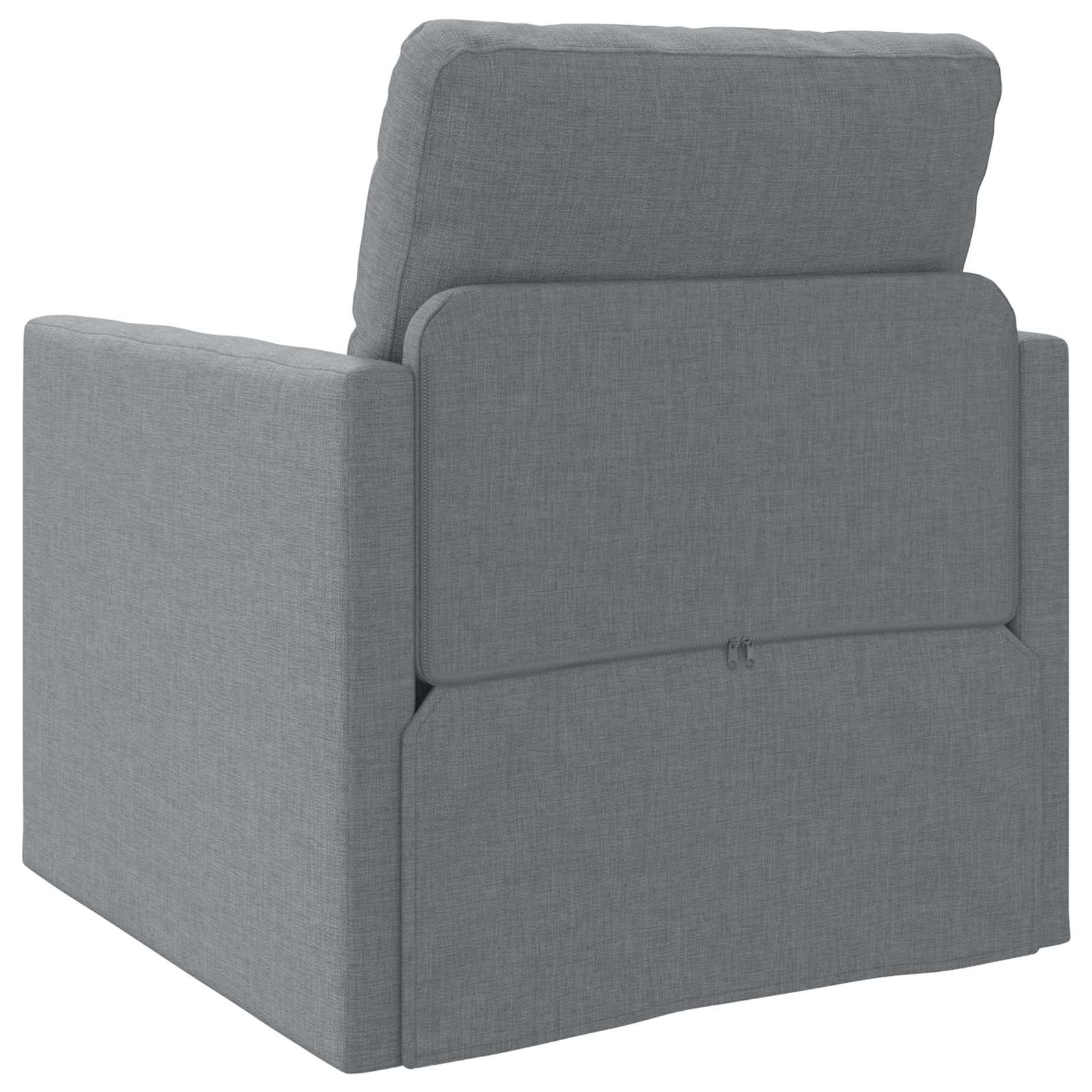 vidaXL Sofa Bed 60cm Jasnoszary tkanina