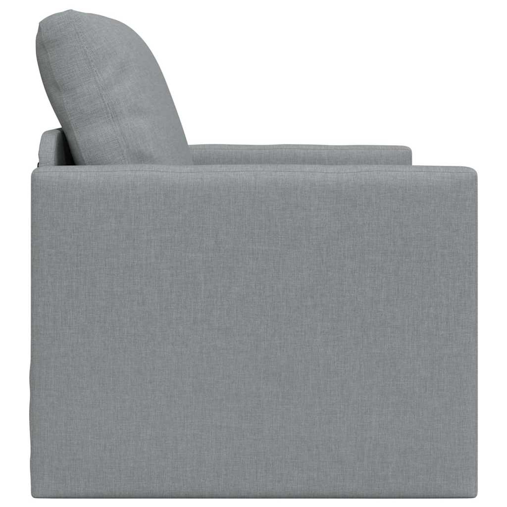vidaXL Sofa Bed 60cm Jasnoszary tkanina