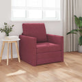 vidaXL Sofa Bed Czerwone wino 74 x 77 x 81 cm tkanina